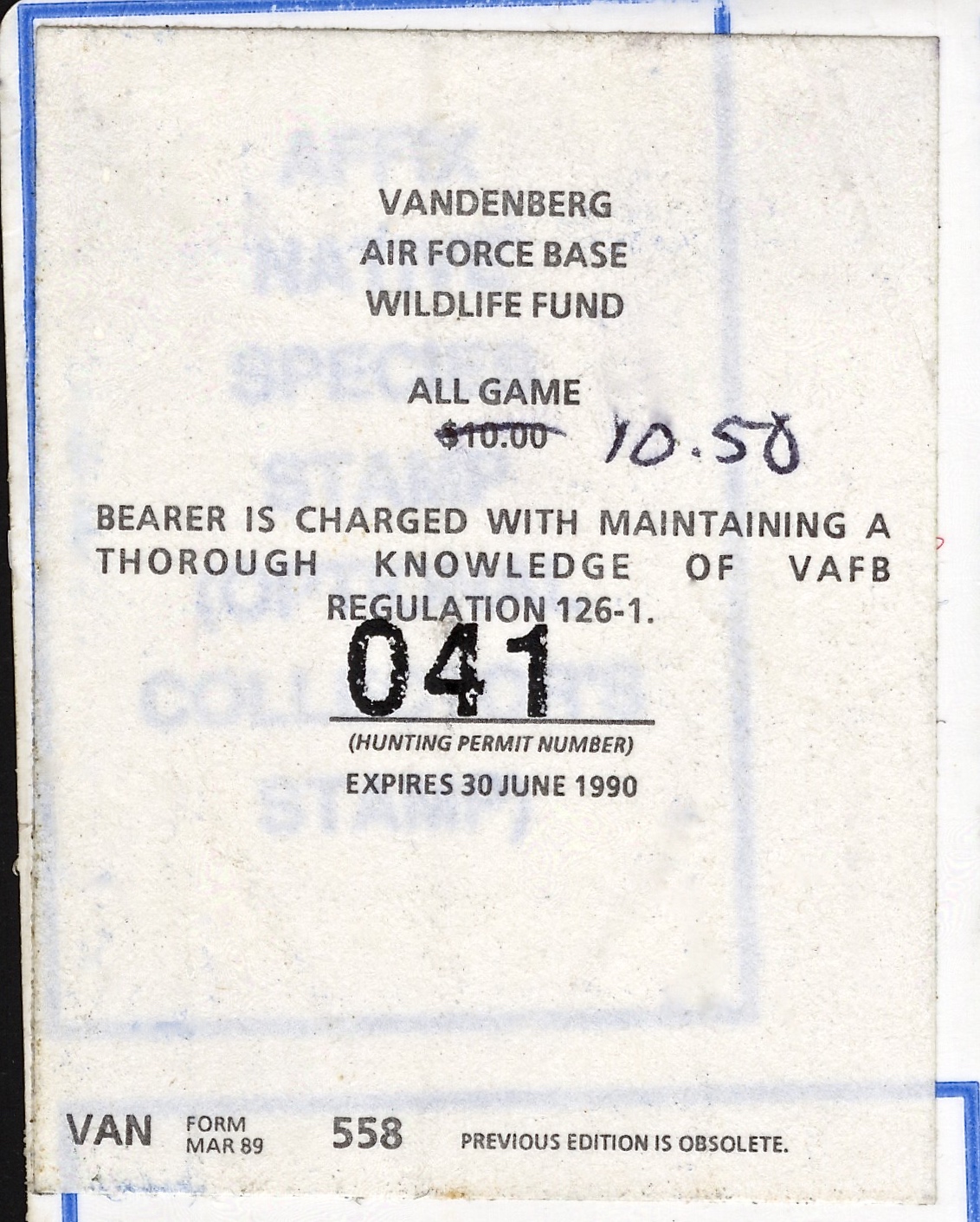 1989-90 VAFB All Game Revalued