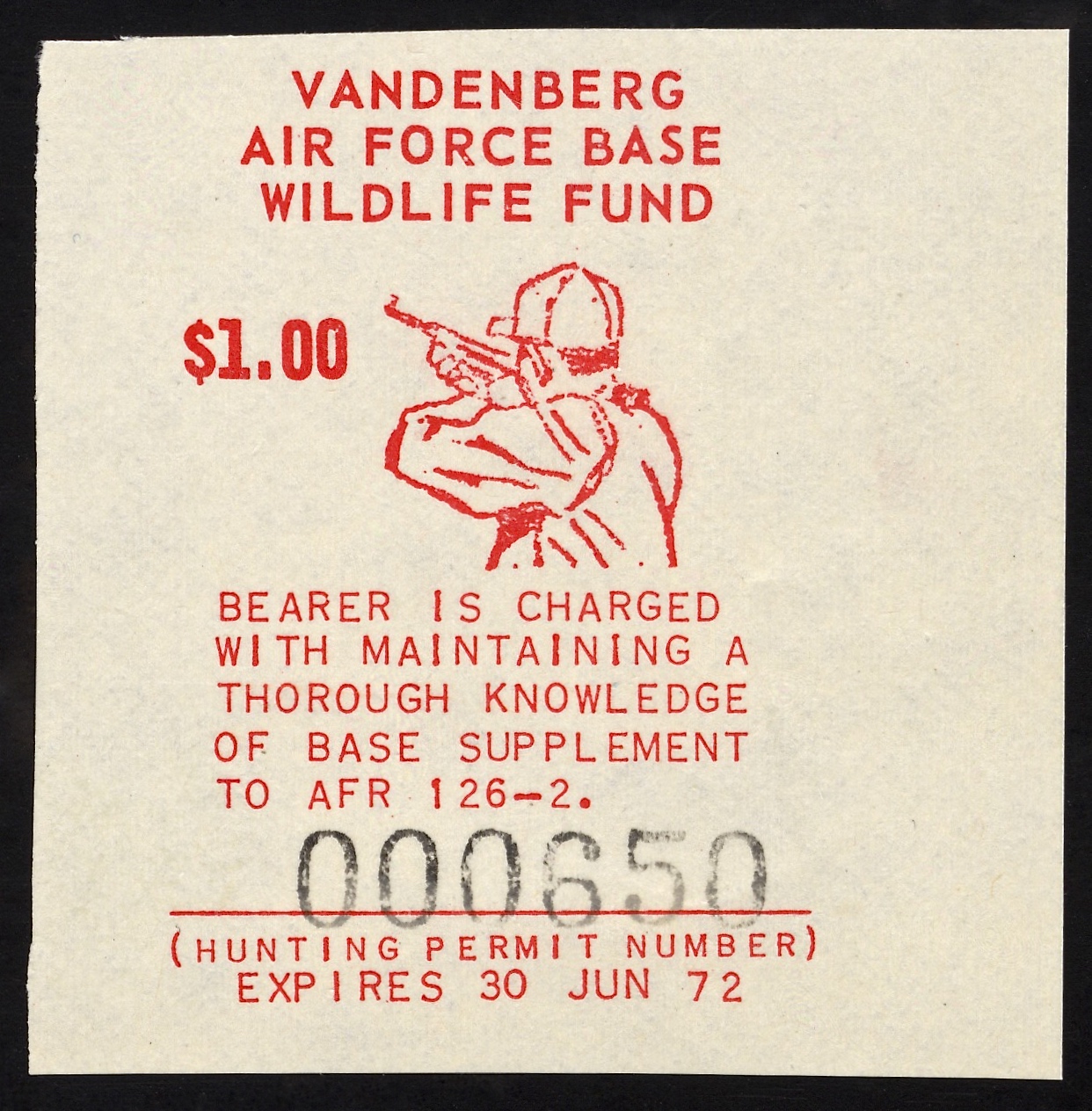 1970-71 VAFB Hunting Variety