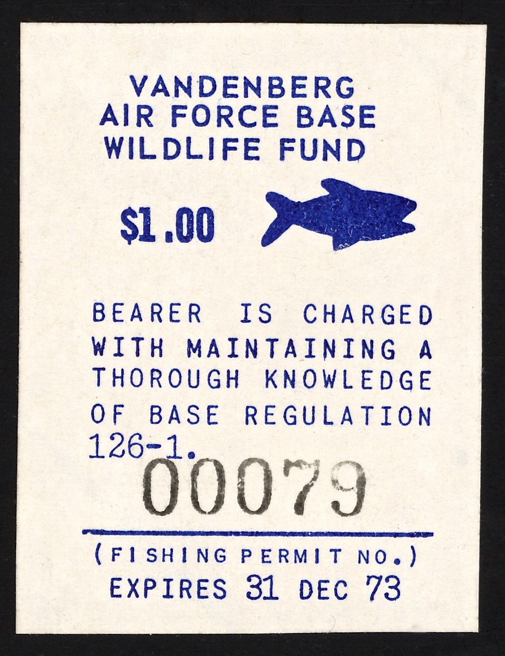 1973 VAFB Fishing Variety