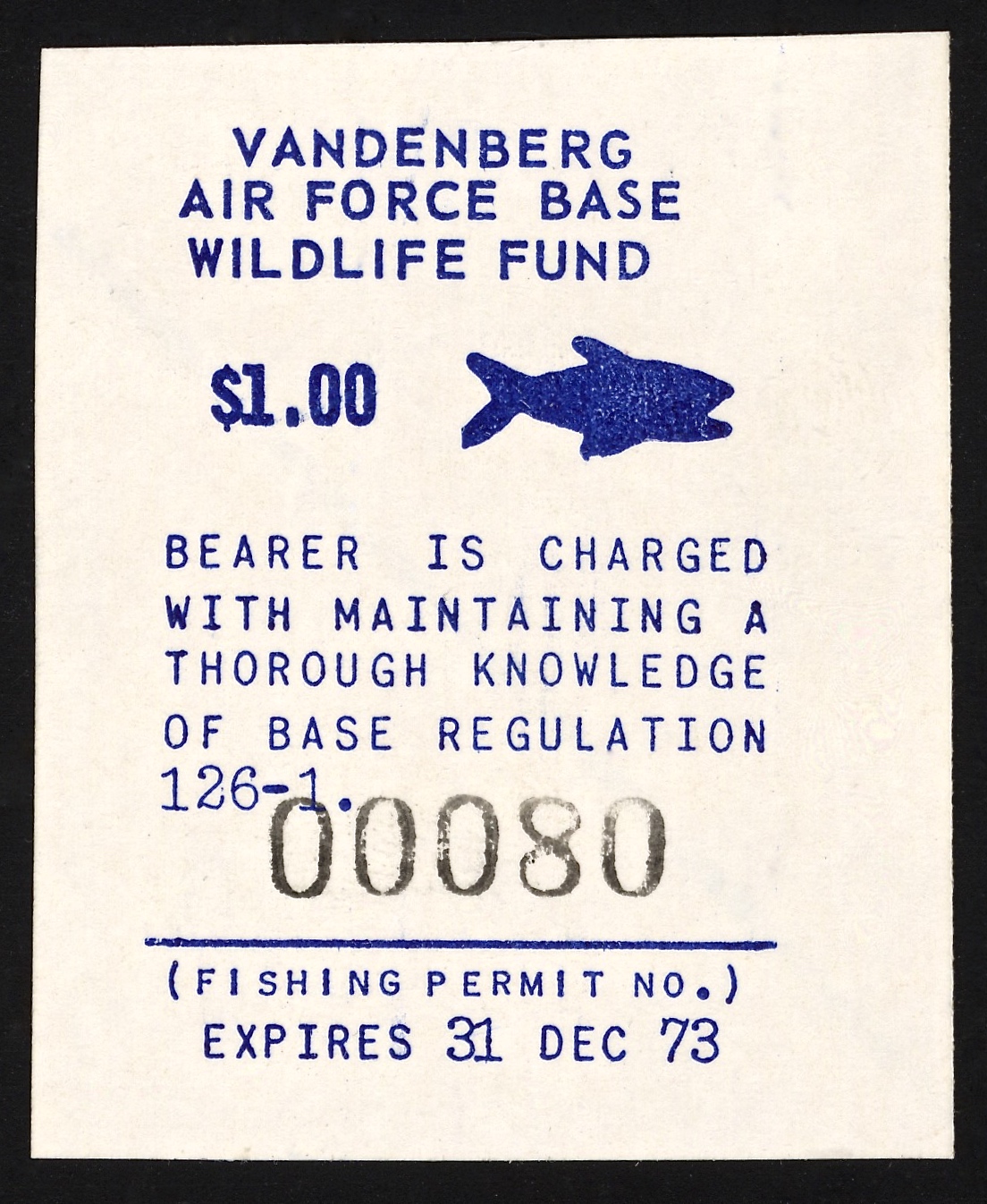 1973 VAFB Fishing Variety