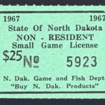 1967 North Dakota NR Small Game