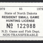 1979 North Dakota Resident Small Game