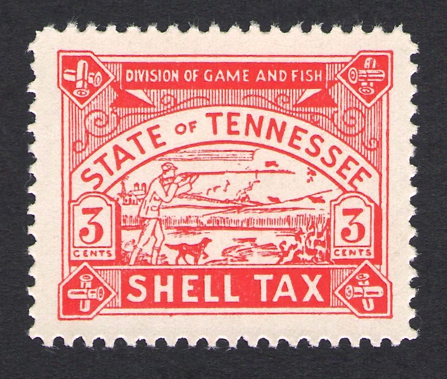1938 Tennessee 3 Cents Shell Tax