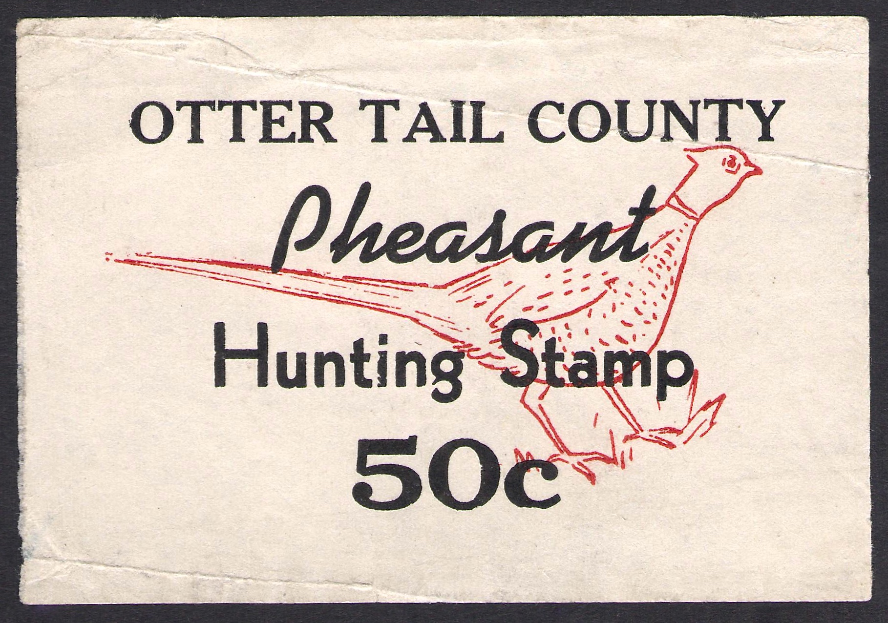 1940s Minnesota Pheasant, ex Pruess