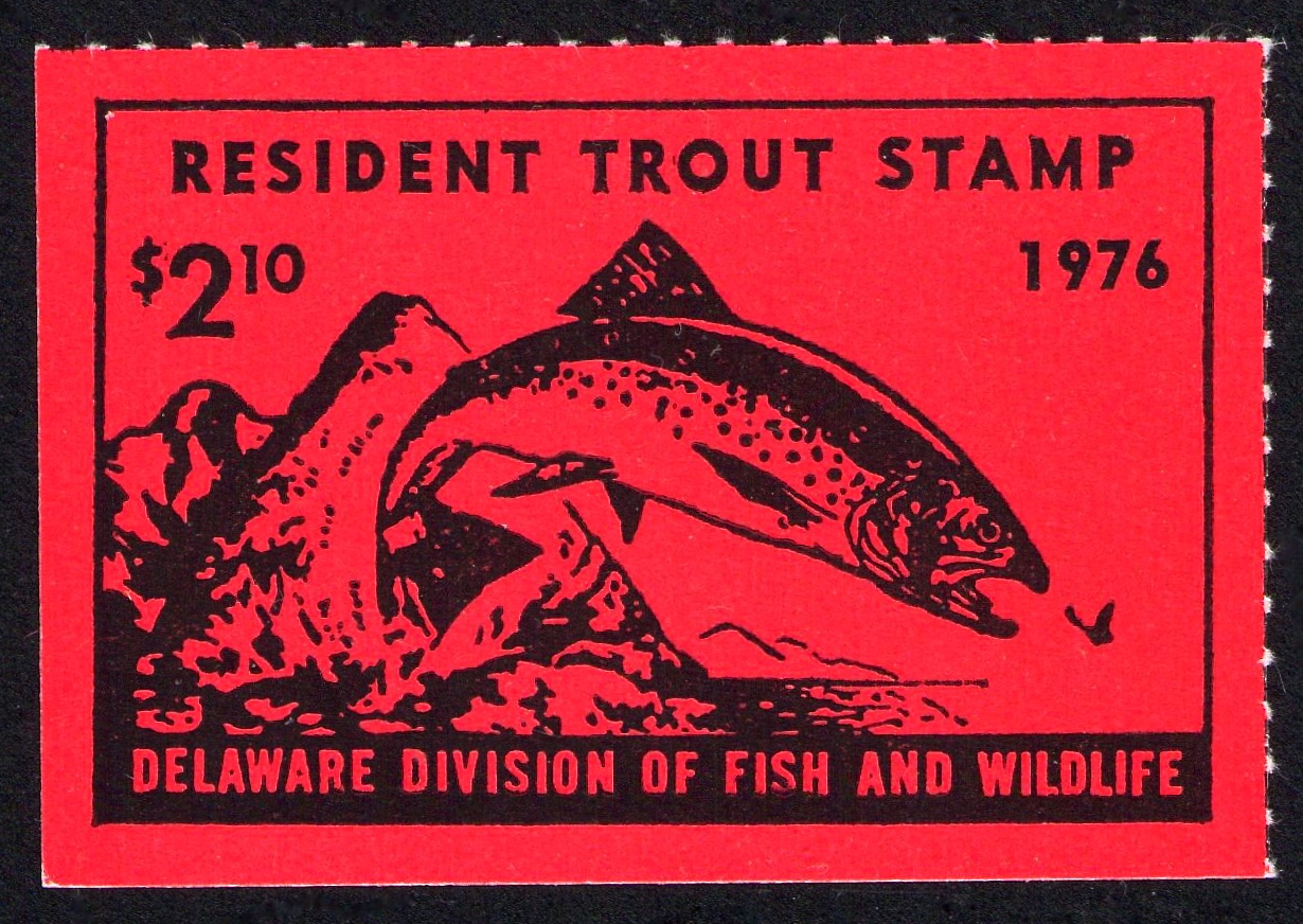 1976 Delaware Type I Resident Trout