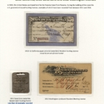 [F1; P9] 1910 California, 1911 Canal Zone and 1912 Washington Licenses
