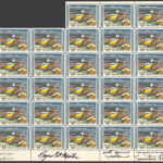 RW40 (1973-74) Presentation Pane Signed by Bob Hines, Founder of the Federal Duck Stamp Art Contest and Rogers C.B. Morton, Secretary of the Interior