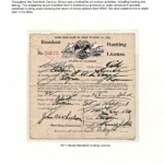 [F1; P6] Forerunners – 1911 Illinois Resident Hunting License