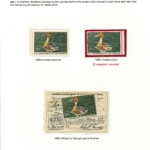 [F3; P10] Federal Waterfowl Stamps – 1986