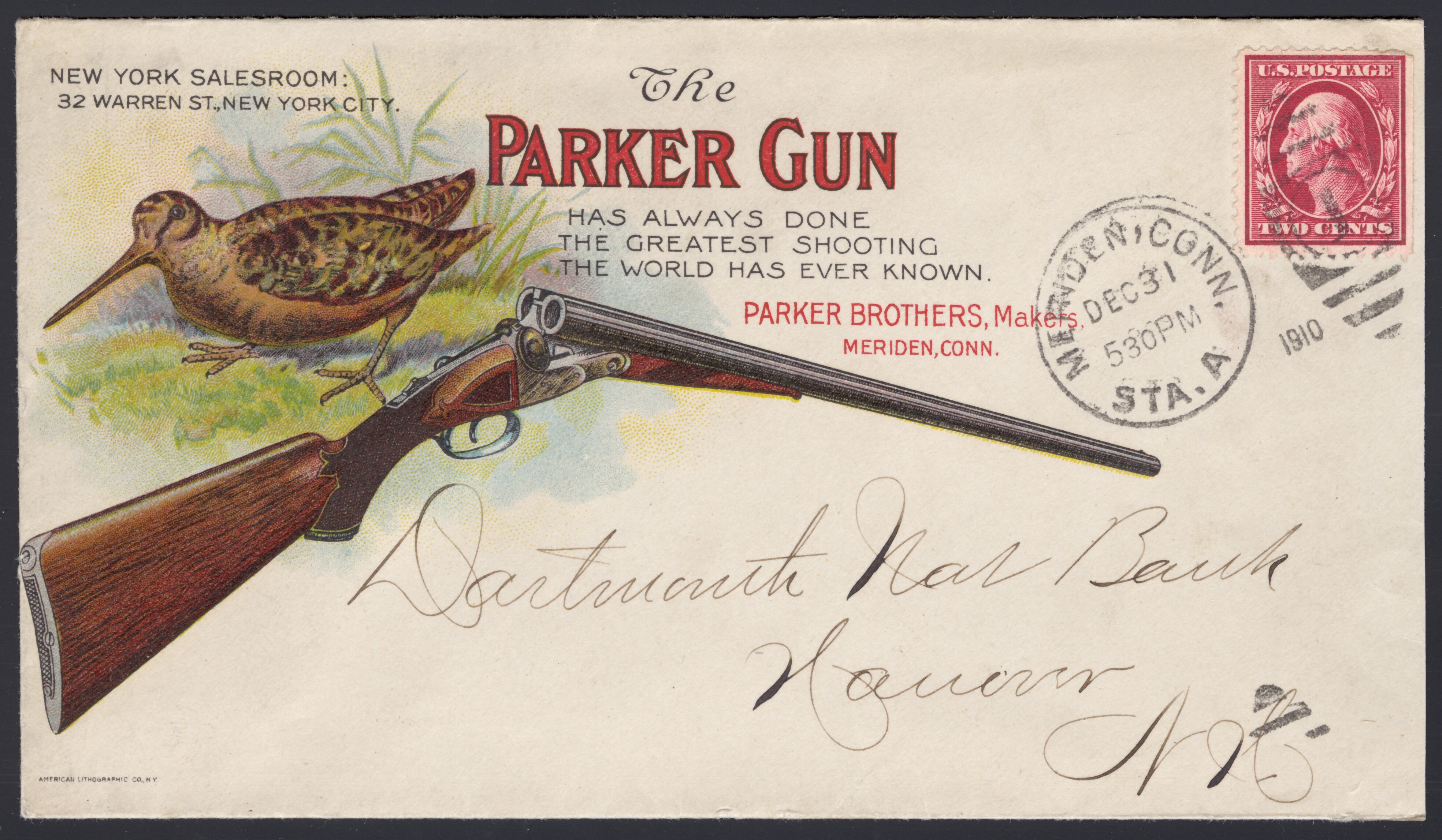 Parker Gun Advertising Cover