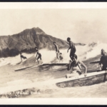 Real Photo "Surf Riders - Waikiki Beach" by Tom Blake, 1931