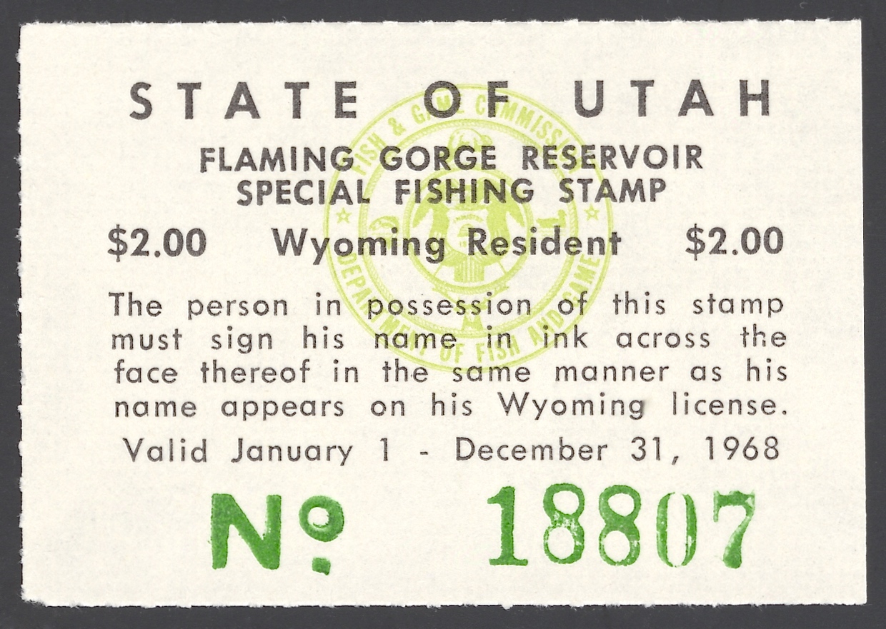1968 Utah Flaming Gorge 