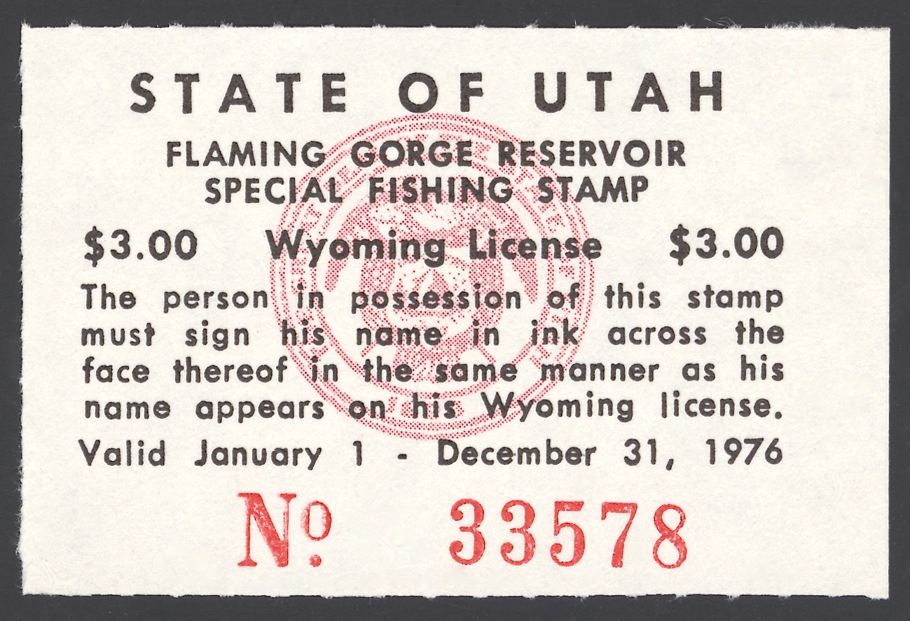 1976 Utah Flaming Gorge 