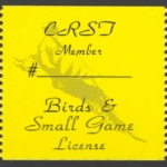 1989 – 1993 CRST Member Birds & Small Game (Printed on Coated Paper)