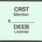 1984 – 1991 Type II CRST Member Deer (Rouletted 6.5)