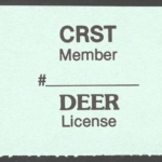 1984 – 1991 Type I CRST Member Deer (Rouletted 9.75)