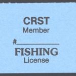1984 – 1991 Type II CRST Member Fishing (Printed on Darker Blue Paper and Rouletted 6.5)
