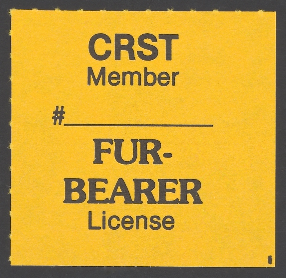 1984 – 1991 Type II CRST Member Fur-Bearer (Rouletted 6.5)