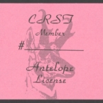 1989 – 1993 CRST Member Antelope (Printed on Matte Paper)