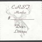 1989 – 1993 CRST Member Deer (Printed on Matte Paper)