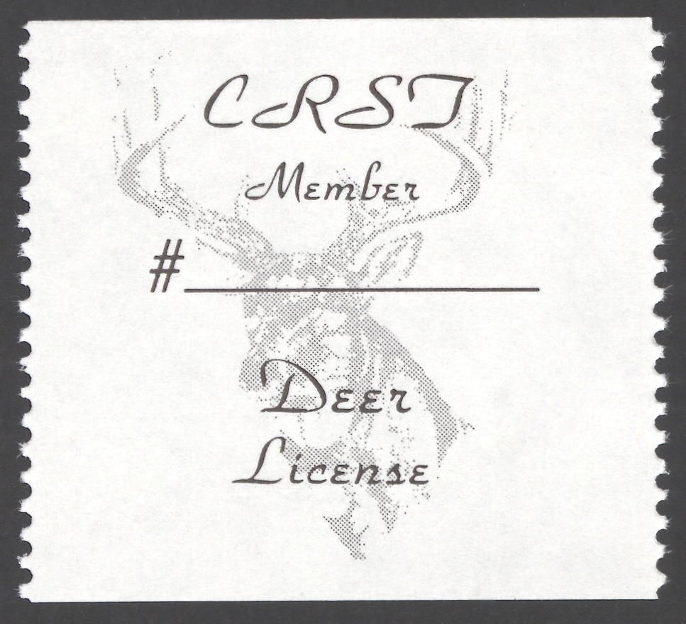 1989 – 1993 CRST Member Deer (Printed on Matte Paper)