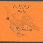 1993 – 1994 CRST Member Fall Turkey (Printed on Matte Paper, Rouletted)