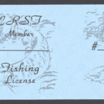 1989 – ? CRST Type II Error Member Fishing (Printed on Darker Blue Matte Paper, Imperforate Between)