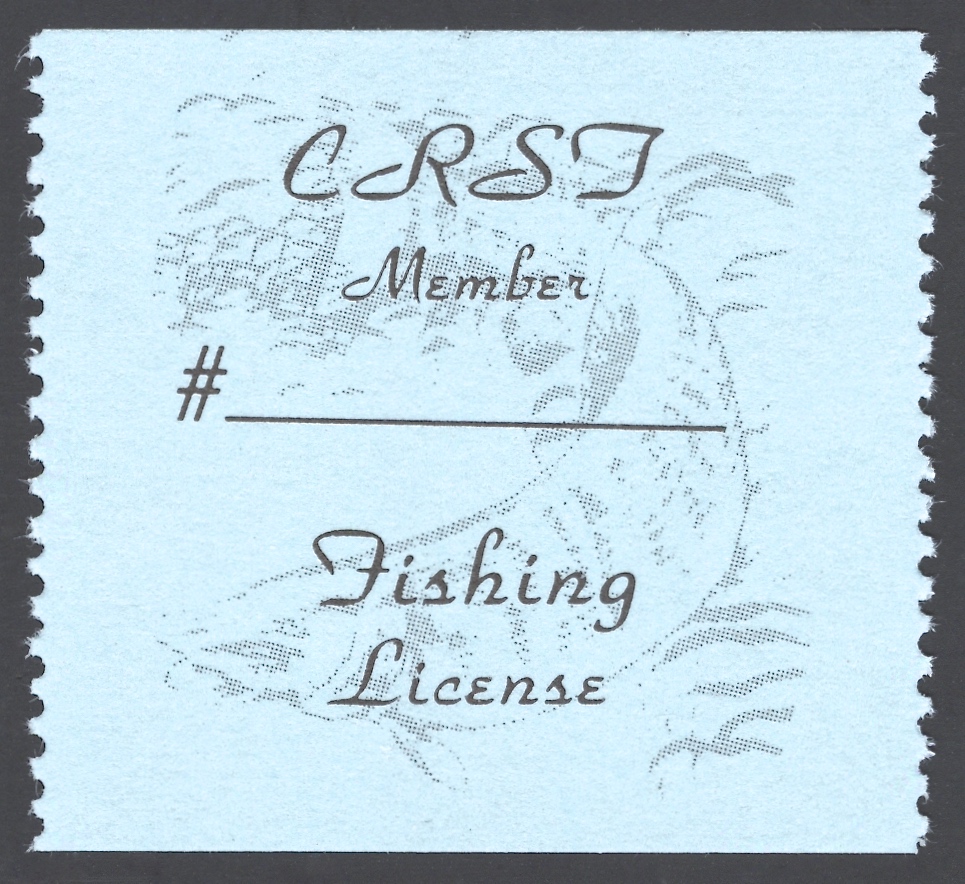 1989 – ? CRST Type I Member Fishing (Printed on Matte Paper)