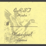 1993 – ? CRST Member Waterfowl (Printed on Matte Paper)