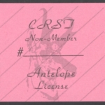1989 – 1993 CRST Non Member Antelope (Printed on Matte Paper)