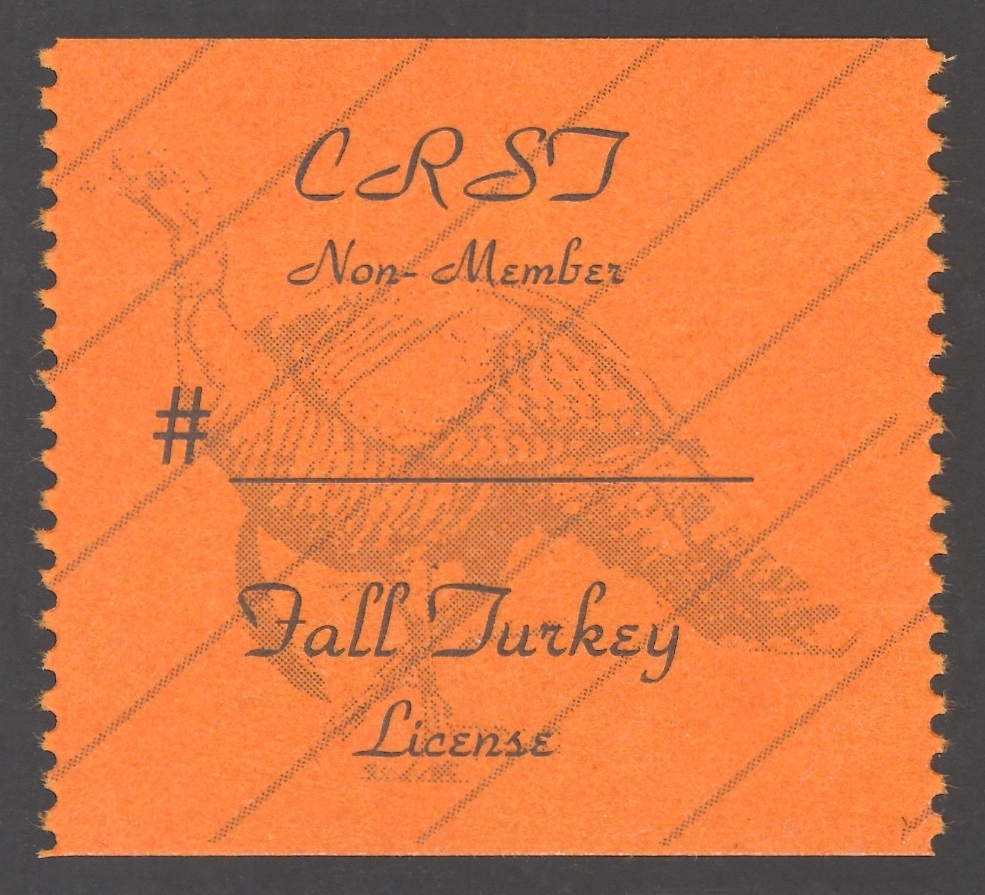 1992 – ? CRST Non Member Fall Turkey (Printed on Matte Paper)