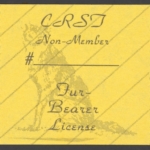 1989 – ? Type II CRST Non Member Fur-Bearer (Printed on Yellowish Matte Paper)