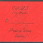 1989 – 1994 CRST Non Member Prairie Dog (Printed on Matte Paper)