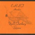 1993 – 1994 CRST Non Member Fall Turkey (Printed on Matte Paper, Rouletted)