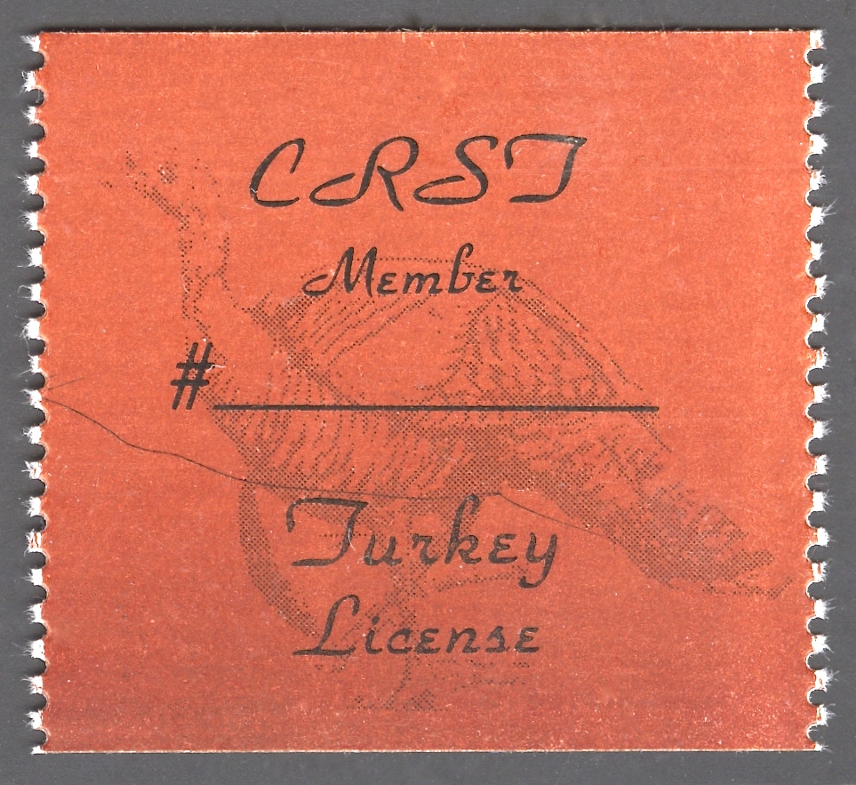 1989 – 1992 CRST Member Turkey (Printed on Coated Paper)