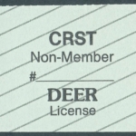 1984 – 1991 CRST Non Member Deer (Rouletted 9.75)
