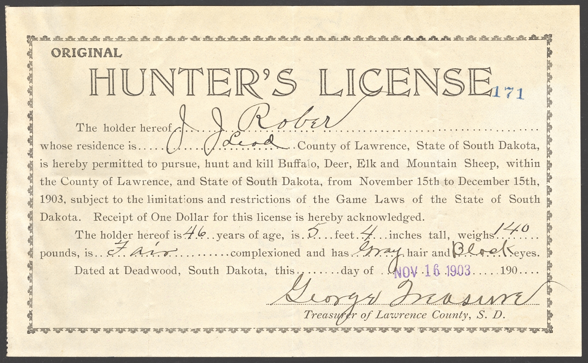 Earliest Hunting & Fishing Licenses Waterfowl Stamps and More