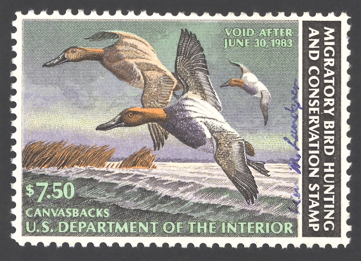 Bronze 1994 Canvasbacks Federal Duck Stamp bronze Medallion 