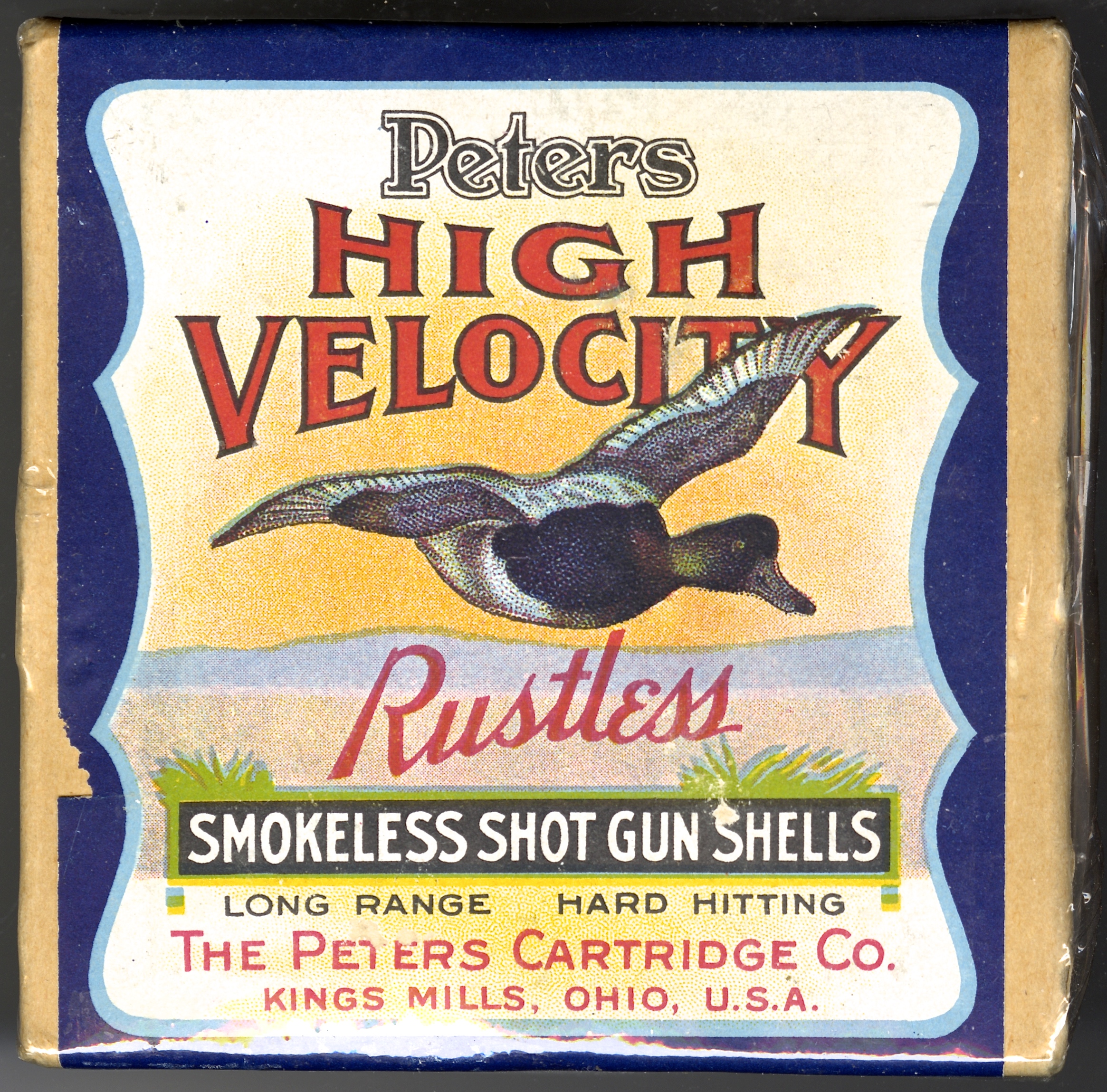 Peters High Velocity Smokeless Shot Gun Shells Box