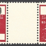 1952 Utah Resident Game Bird gutter pair