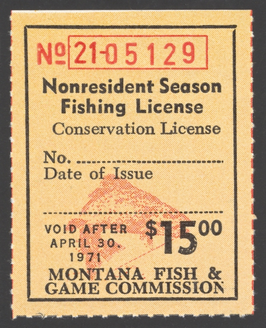 1970-71 Montana NR Season Fishing