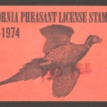 1973-74 California Type II NO FEE Pheasant 
