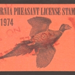 1973-74 California Type II NO FEE Pheasant with multiple strikes