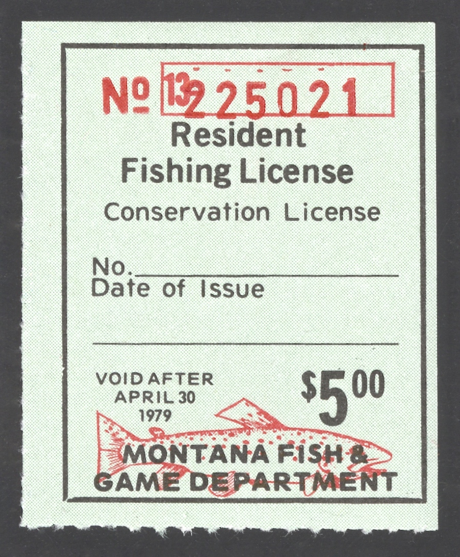 1978-79 Montana Resident Fishing
