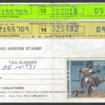 1980-81 Montana Resident Fishing used on license 
