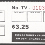1985-86 New Mexico Turkey Validation