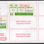 1987 Colorado Additional Day Fishing on license