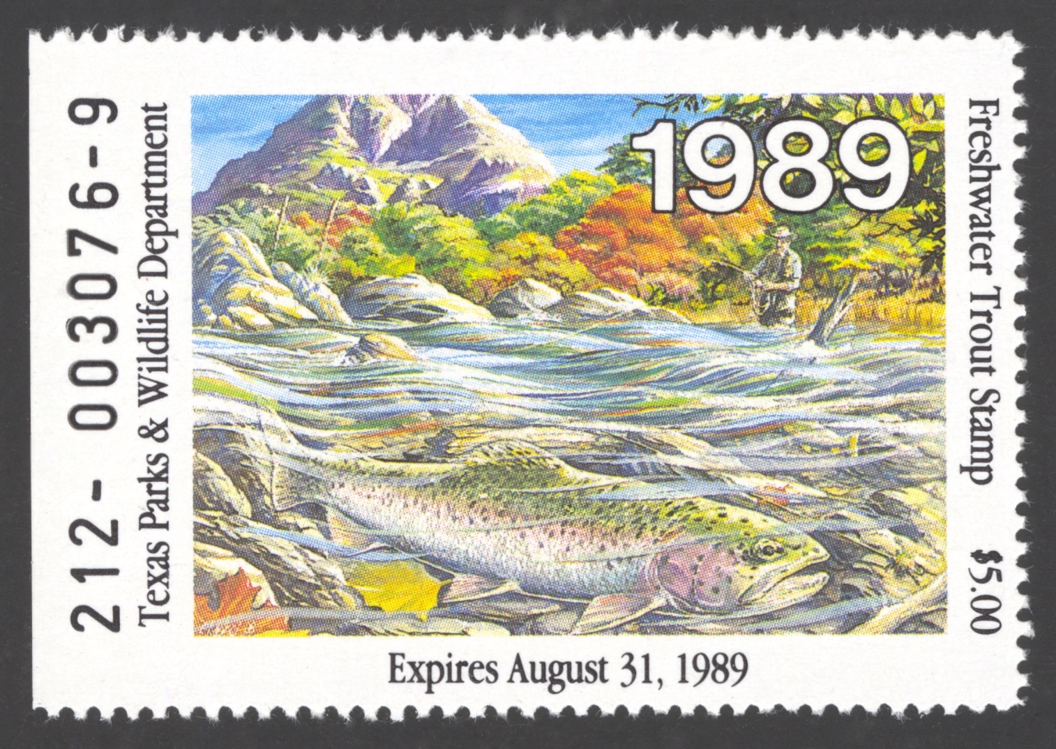 1989 Texas Trout Waterfowl Stamps and More