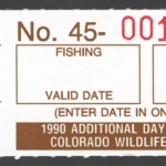 1990 Colorado Additional Day Fishing 
