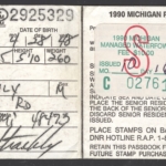 1989 Michigan Passbook – Season Managed Waterfowl on license